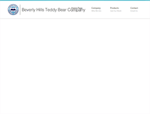 Tablet Screenshot of bhteddybear.com